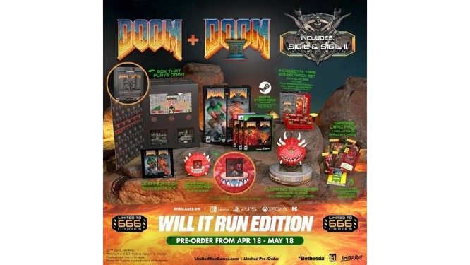 Imagem de Edição de Colecionador de Doom por US$ 666 Inclui Caixa Que Roda o Jogo e Cacodemon Portátil - Notícias